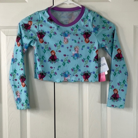 Disney Princess Rash Guard Top Size M - Picture 2 of 8